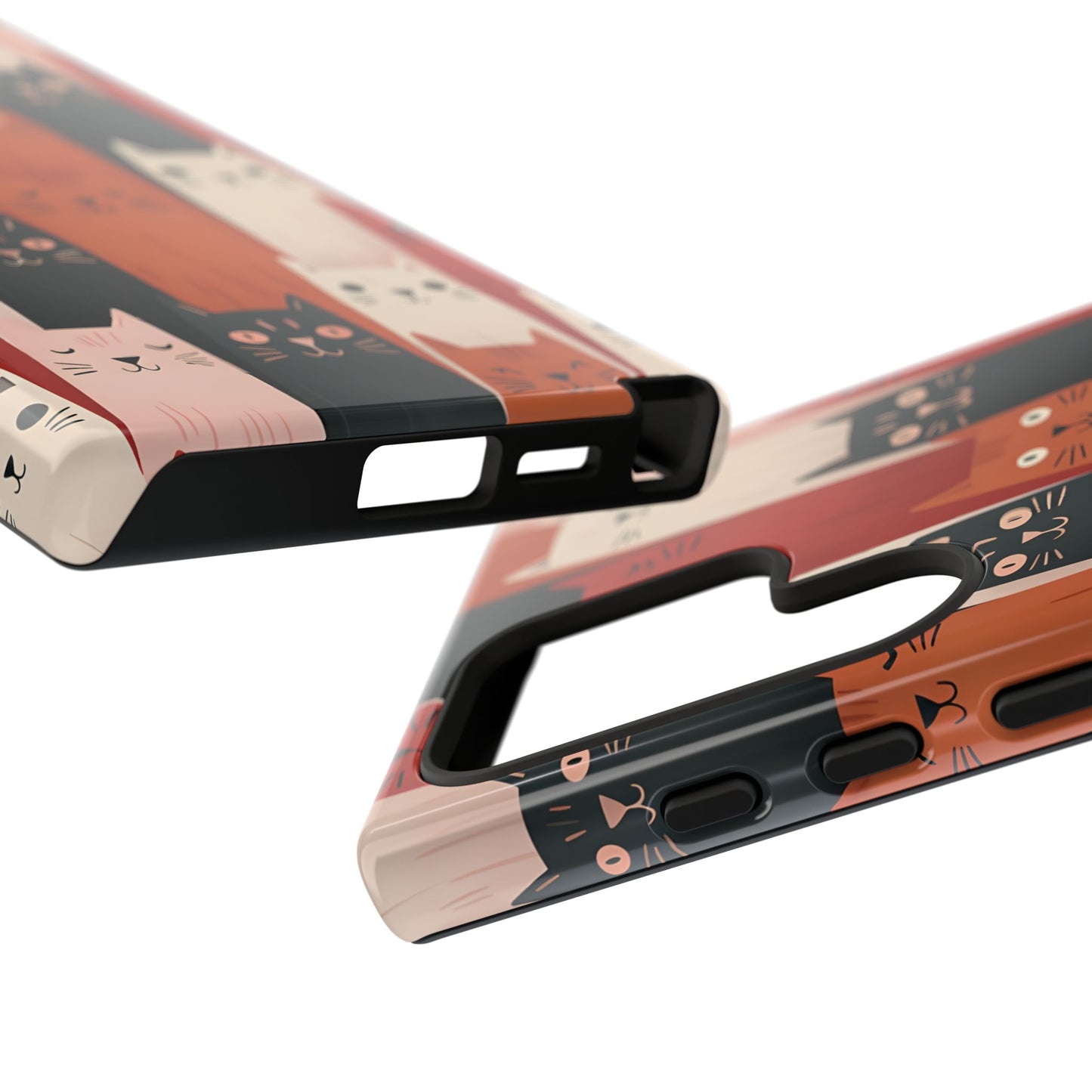 Playful Cat Phone Case - Tough & Stylish Purrfect for Cat Lovers