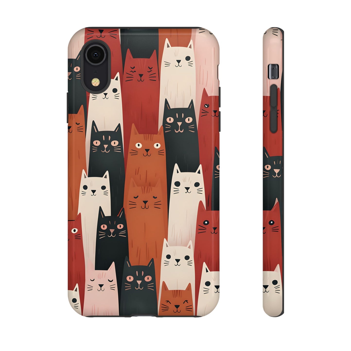 Playful Cat Phone Case - Tough & Stylish Purrfect for Cat Lovers