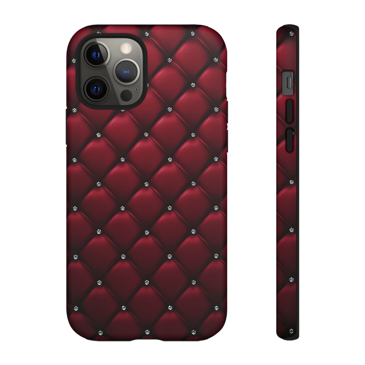 Luxurious Red Leather Phone Case – Stylish Protection for Your Device