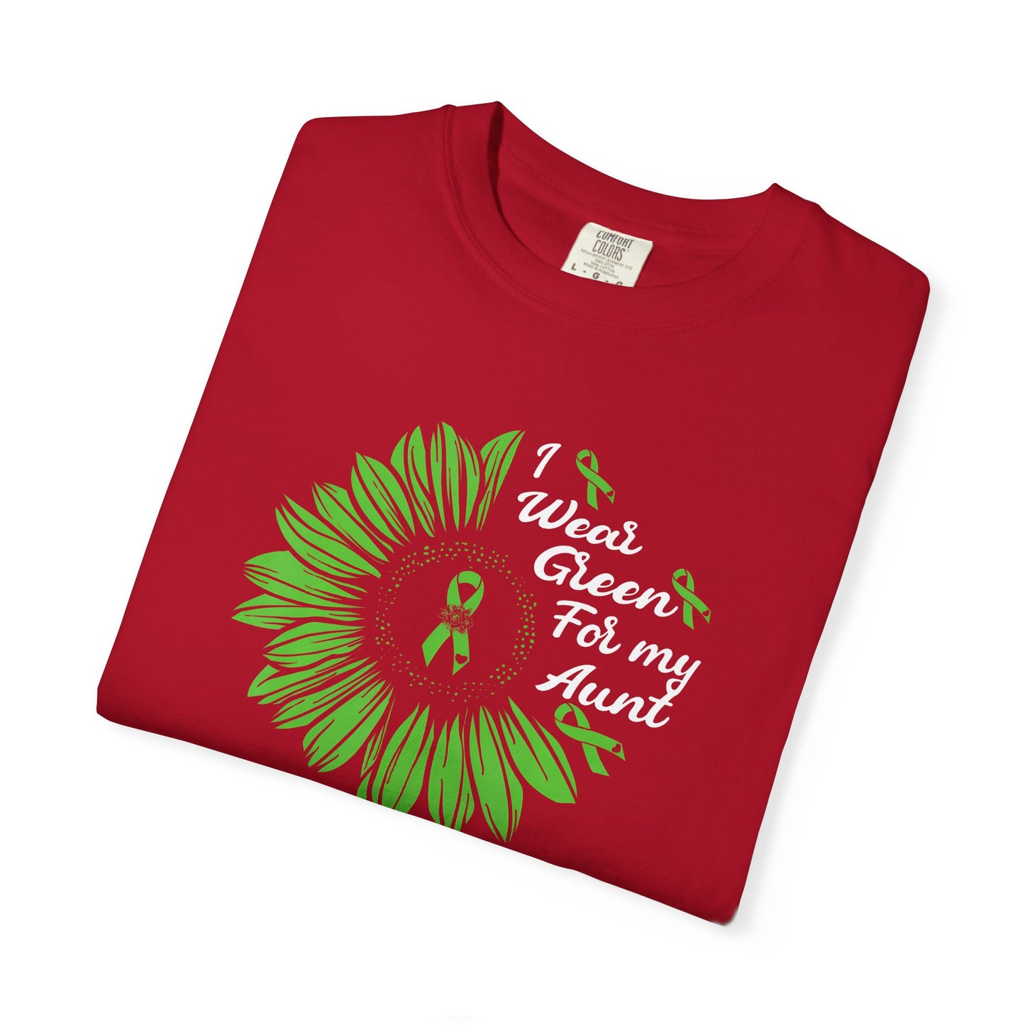 Unisex Garment-Dyed T-shirt for Aunts | I Wore Green For My Aunt | Gifts for Aunts, Family Reunion, Birthday Tee, Unique Aunt Shirt, [...]