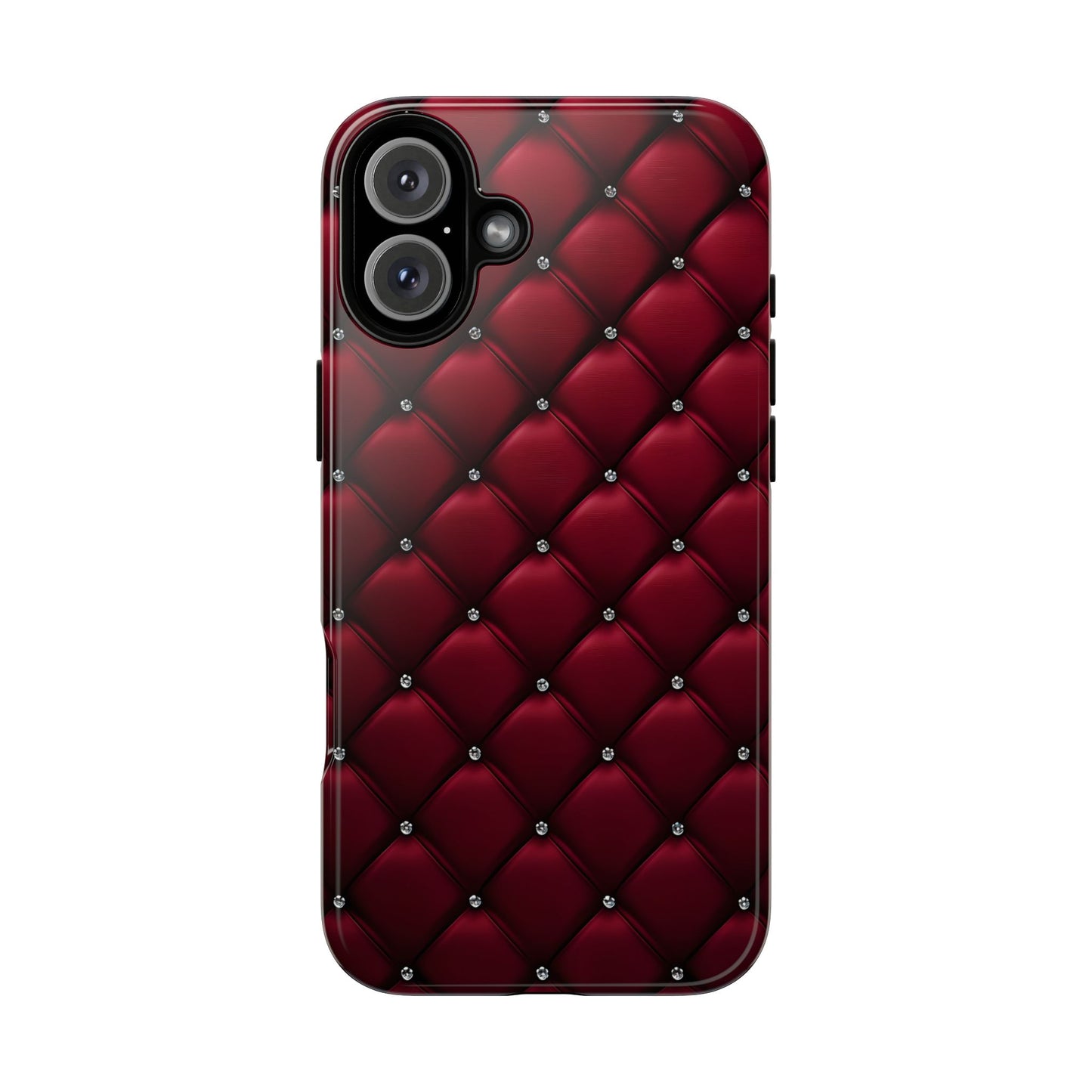 Luxurious Red Leather Phone Case – Stylish Protection for Your Device