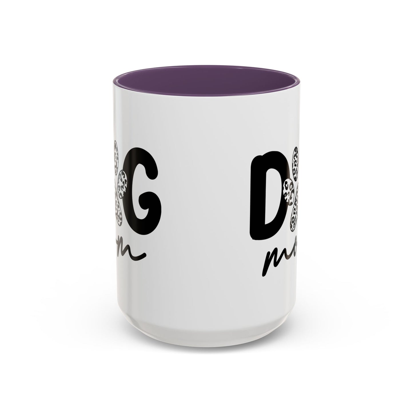 Dog Mom Accent 15oz Coffee Mug - Perfect Gift for Pet Lovers