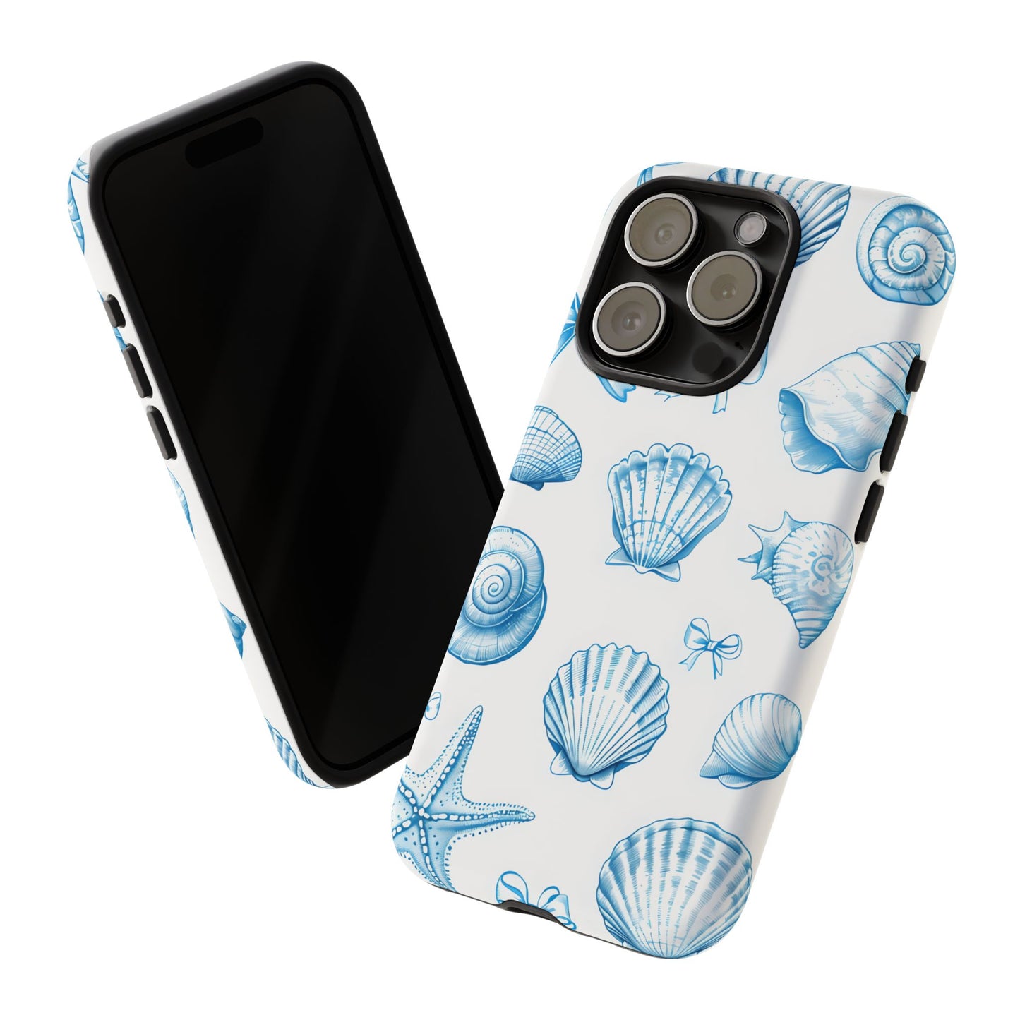 Coquette-Coastal Ocean-Themed Phone Case - Seashell and Starfish Design