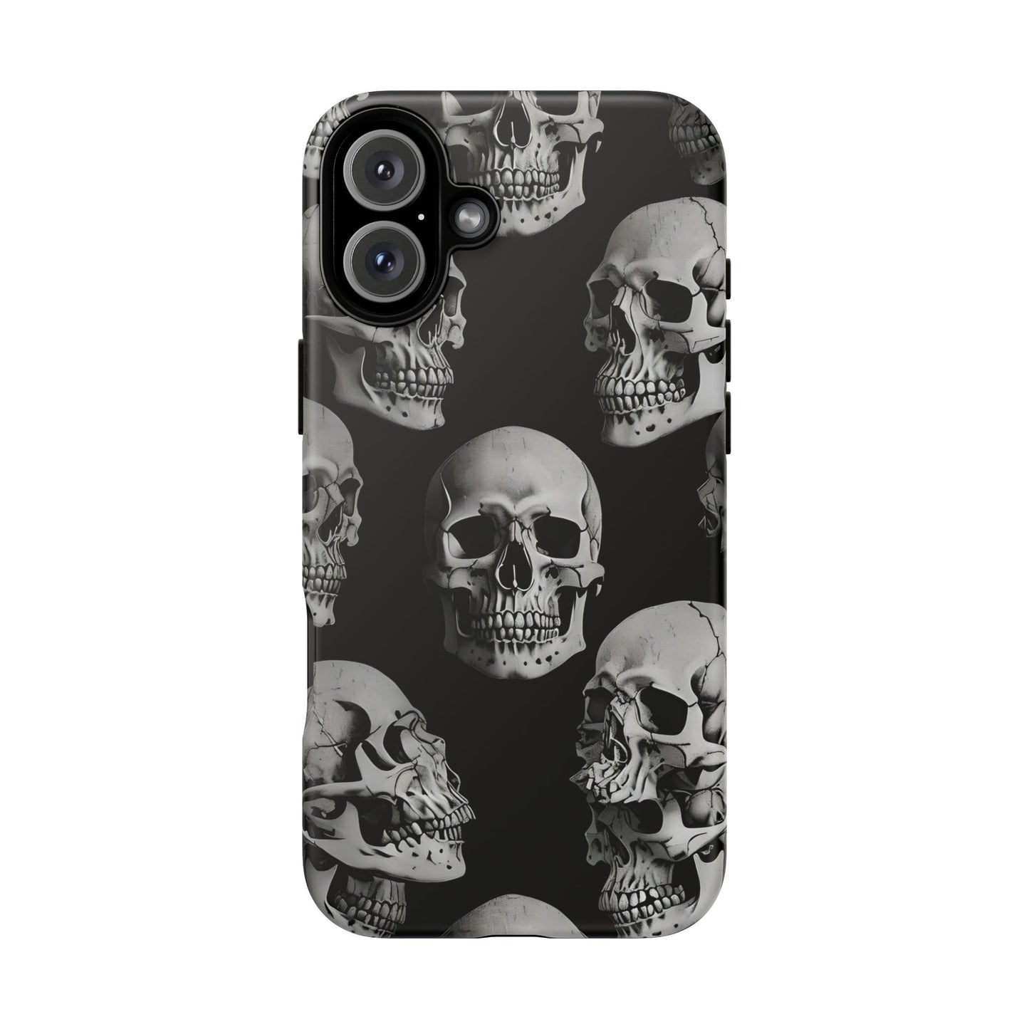 Skull Print Phone Case - Tough Cases for Bold Style