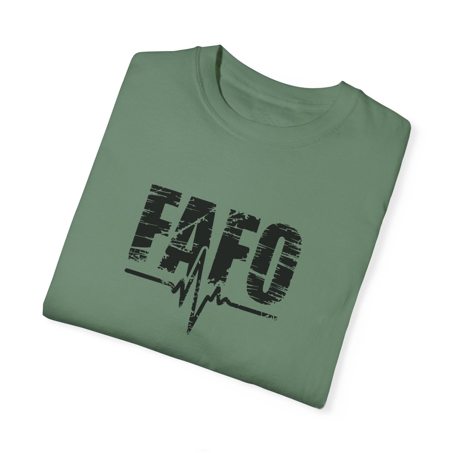Unisex Garment-Dyed T-Shirt – "FAFO" Graphic Tee for Casual Vibes