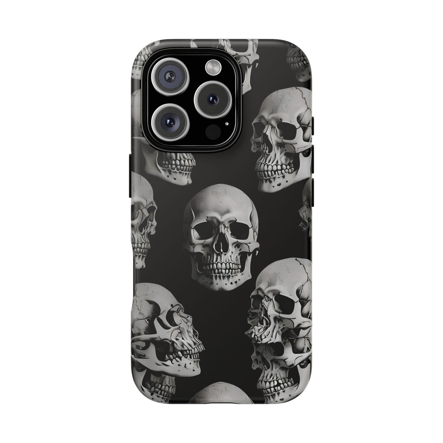 Skull Print Phone Case - Tough Cases for Bold Style