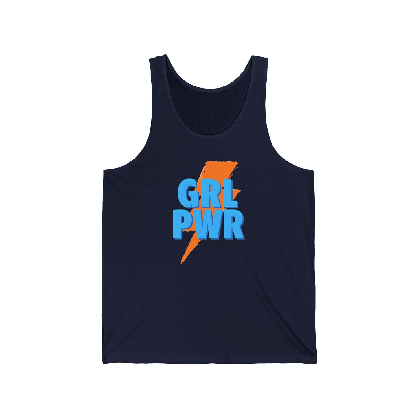 GRL PWR Unisex Jersey Tank - Empowering Summer Style