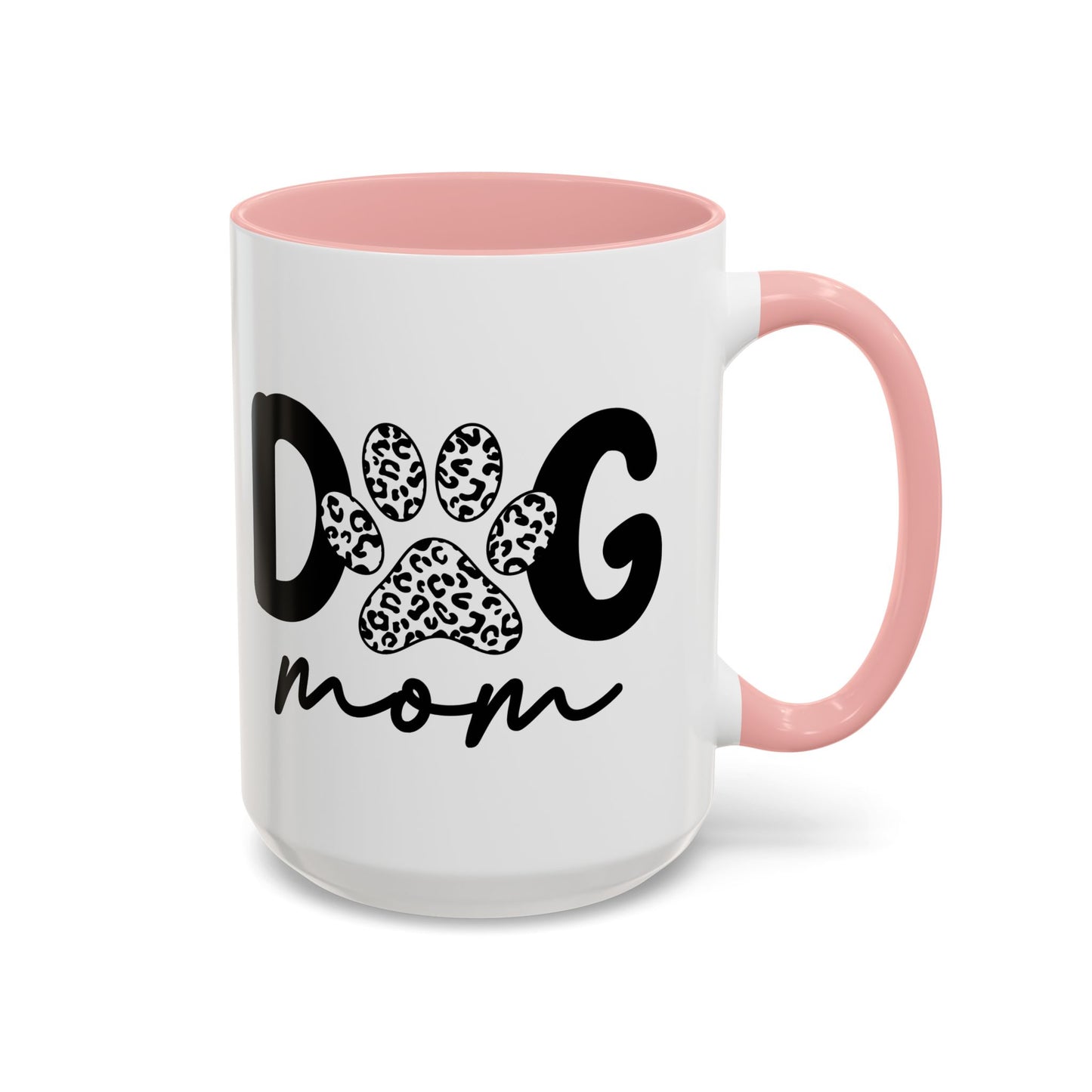 Dog Mom Accent 15oz Coffee Mug - Perfect Gift for Pet Lovers