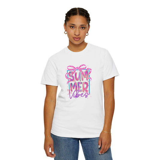 Summer Vibes Coquette Unisex Garment-Dyed T-Shirt