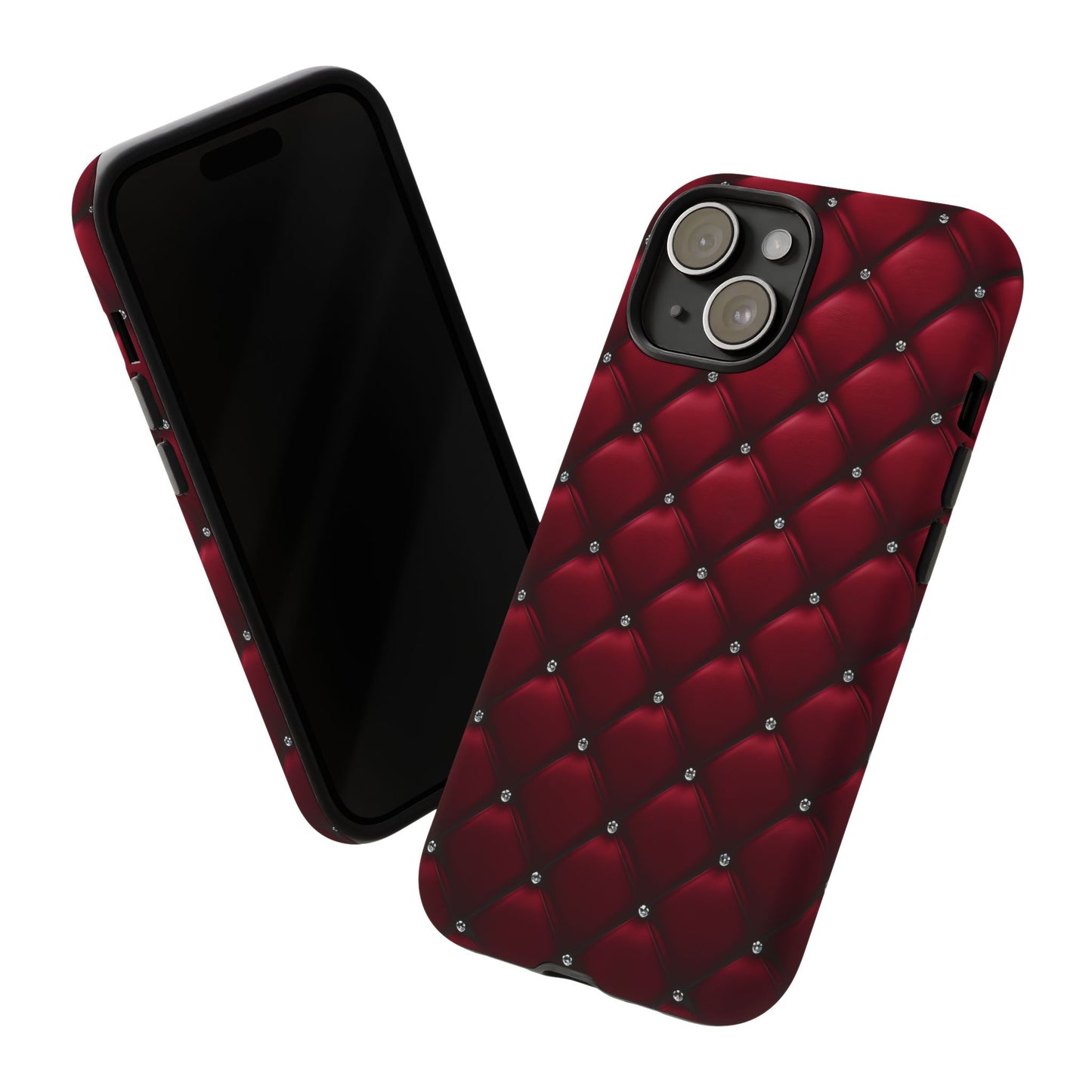 Luxurious Red Leather Phone Case – Stylish Protection for Your Device