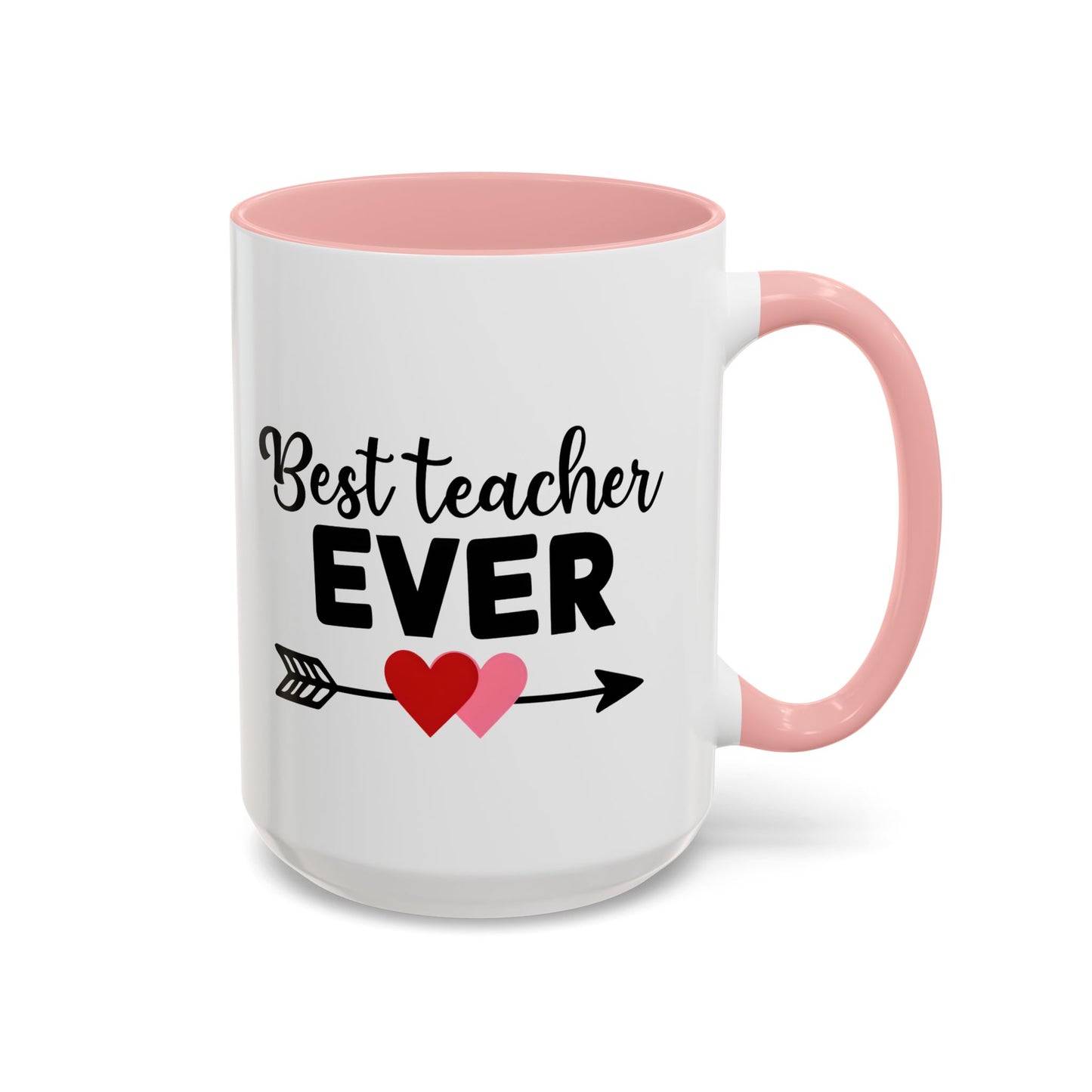 Best Teacher Ever Accent Coffee Mug - 15oz