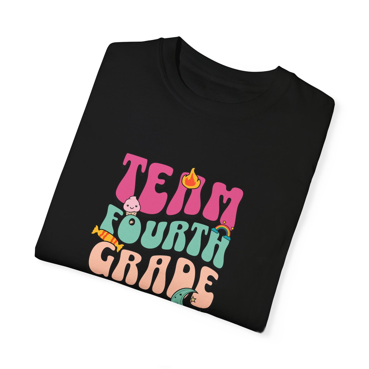 PERSONALIZED! Team Fourth Grade T-Shirt | Unisex Garment-Dyed Tee for Kids
