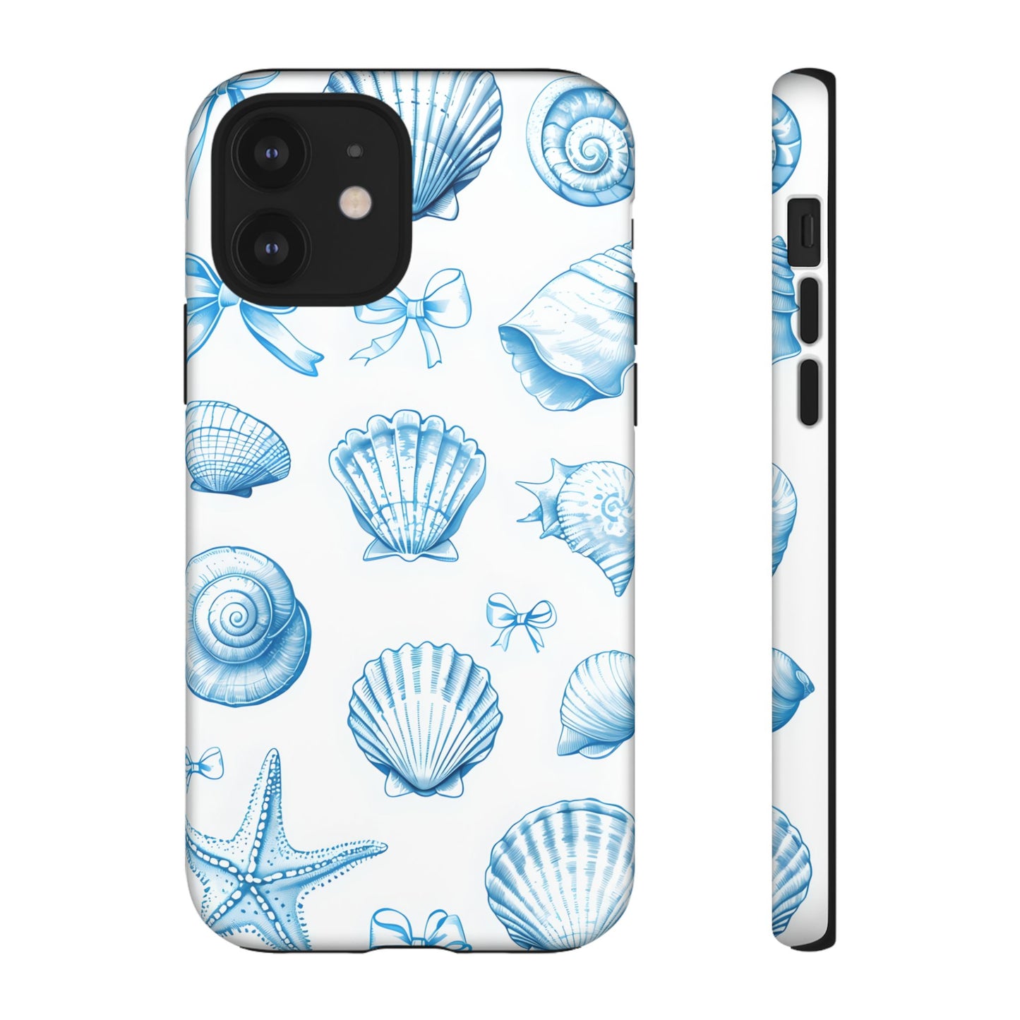 Coquette-Coastal Ocean-Themed Phone Case - Seashell and Starfish Design
