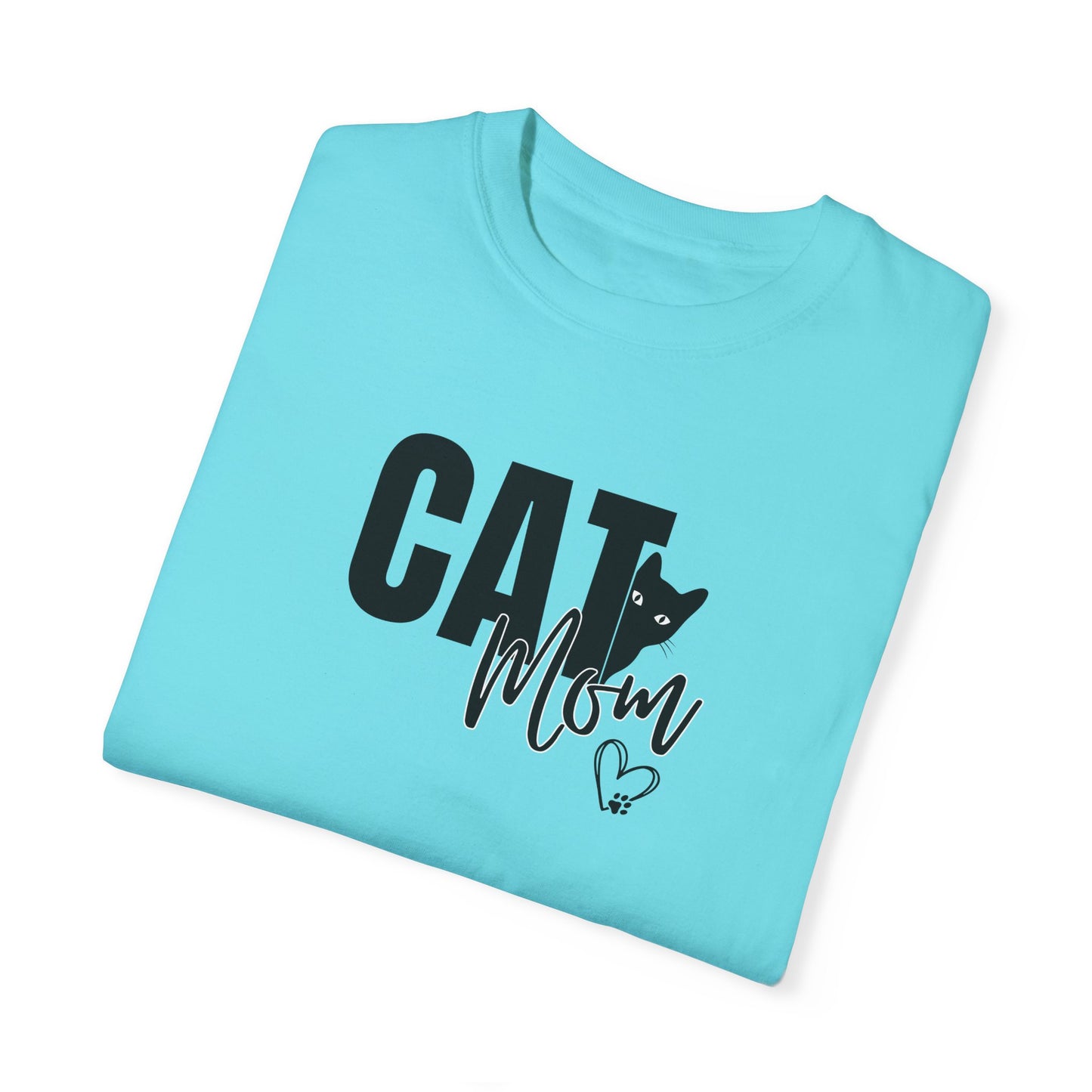 Cat Mom Unisex Garment-Dyed T-Shirt – Perfect Gift for Cat Lovers