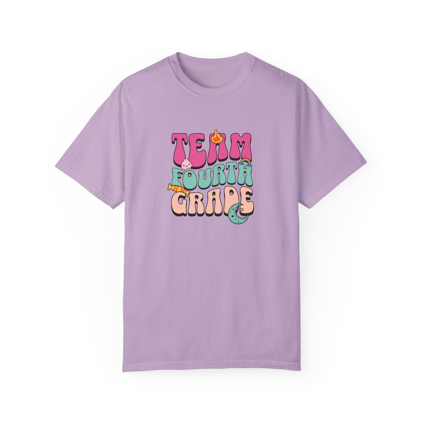 PERSONALIZED! Team Fourth Grade T-Shirt | Unisex Garment-Dyed Tee for Kids