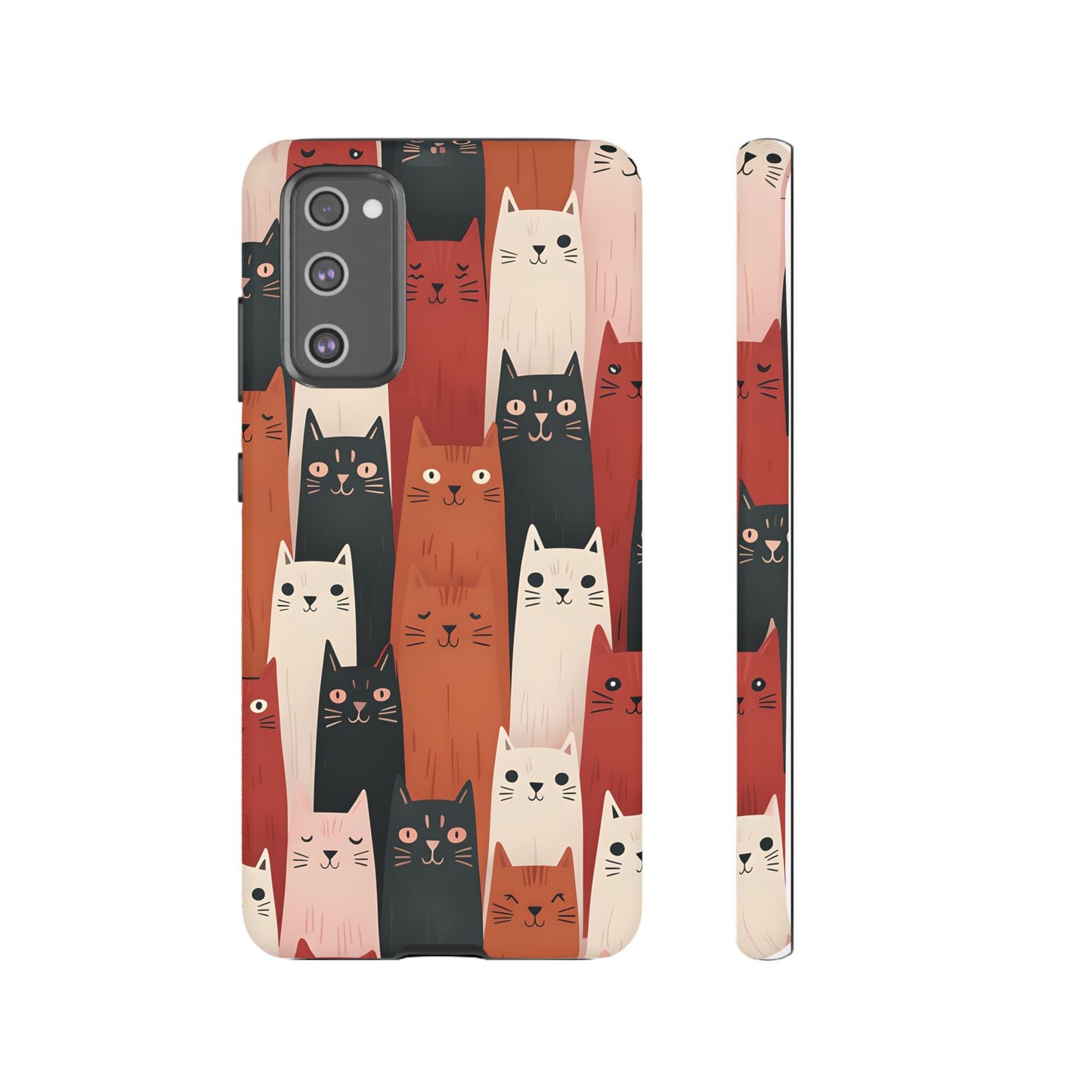Playful Cat Phone Case - Tough & Stylish Purrfect for Cat Lovers