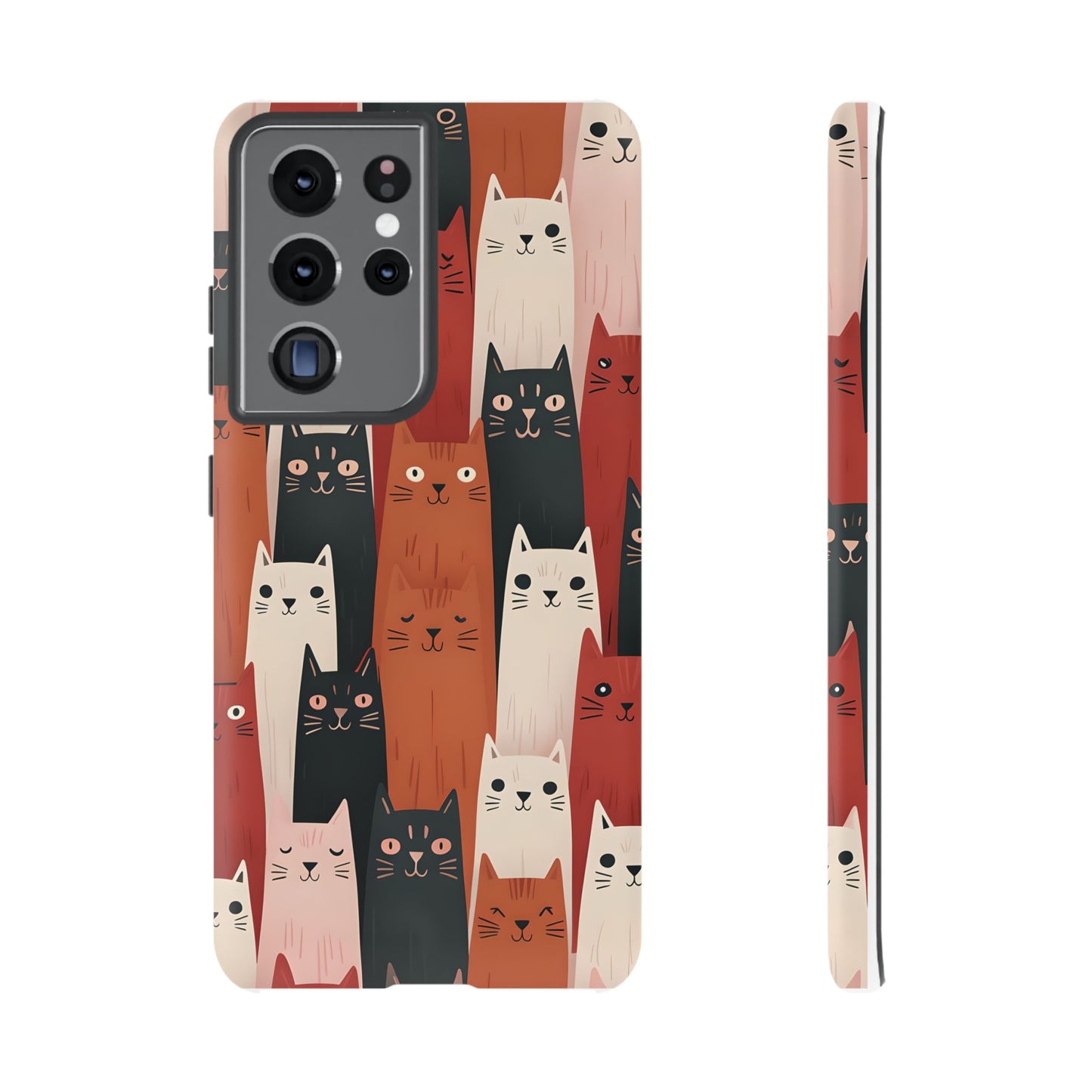 Playful Cat Phone Case - Tough & Stylish Purrfect for Cat Lovers