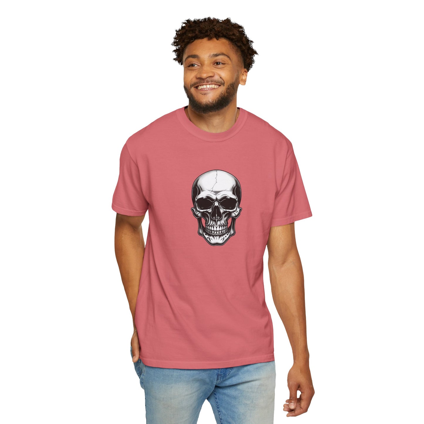 Skull Graphic Unisex T-Shirt - Edgy Fashion Statement