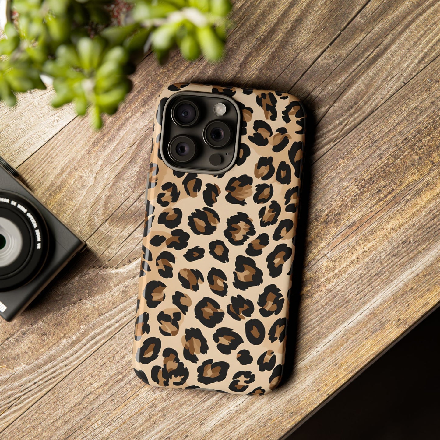 Wild Leopard Print Phone Case - Tough Protection for Animal Lovers
