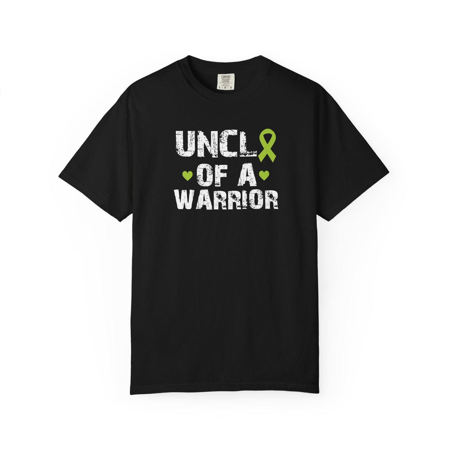 Uncle of a Warrior T-Shirt | Garment-Dyed Comfort Tee, Gift for Family, Supportive Apparel for Awareness Events, Relaxed Fit