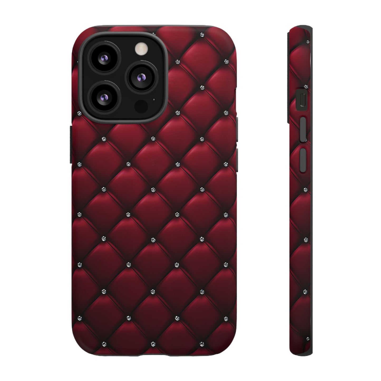 Luxurious Red Leather Phone Case – Stylish Protection for Your Device