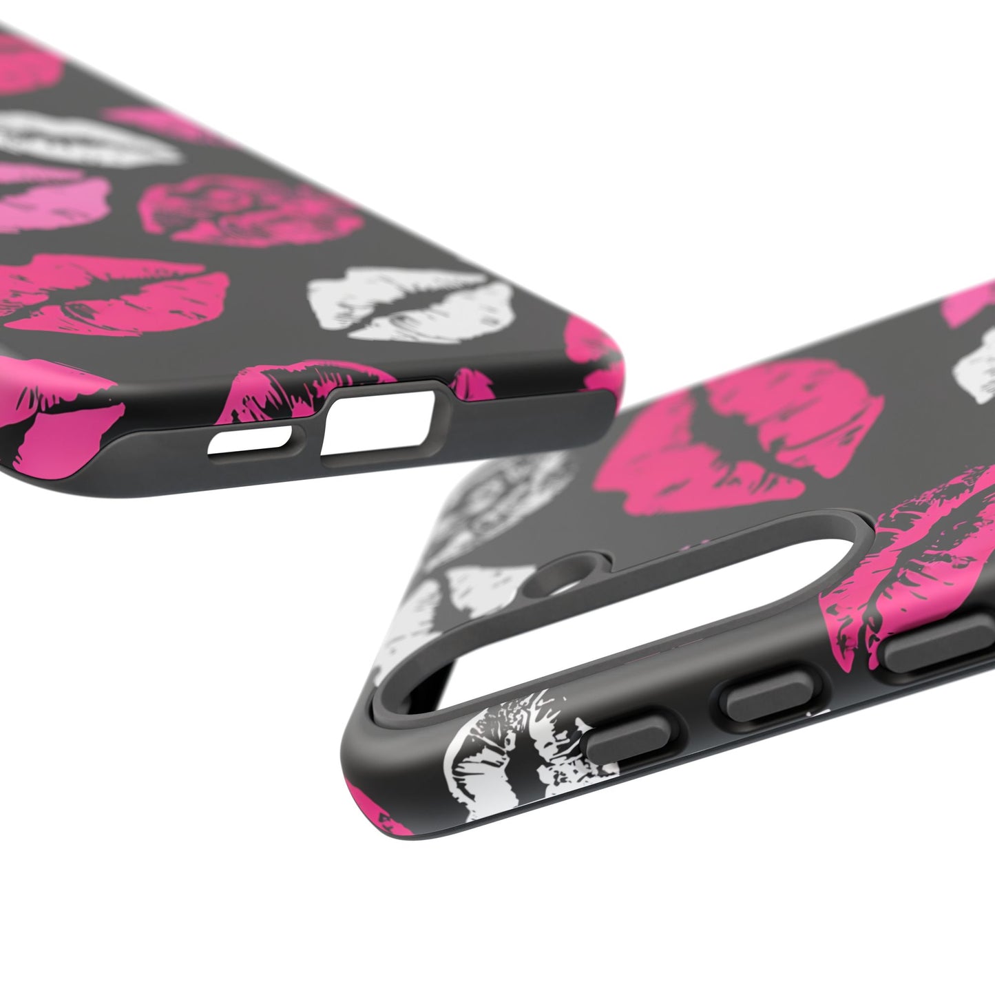 Lips Print iPhone Case - Stylish Tough Phone Cover