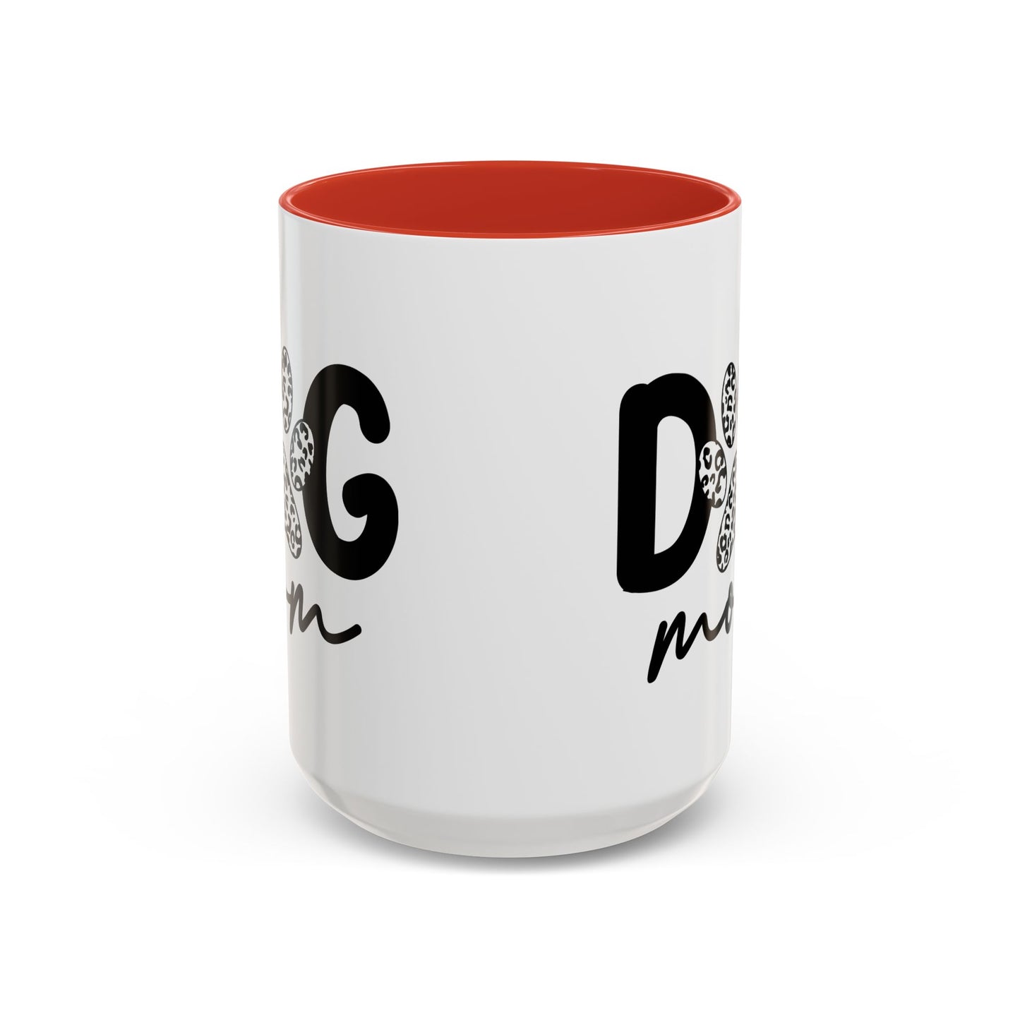 Dog Mom Accent 15oz Coffee Mug - Perfect Gift for Pet Lovers