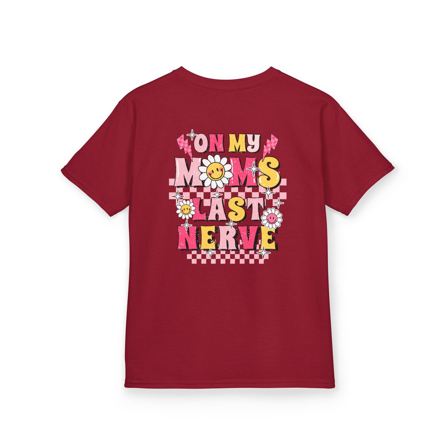 Kids Heavy Cotton™ Tee - 'On My Mom's Last Nerve' Graphic T-Shirt