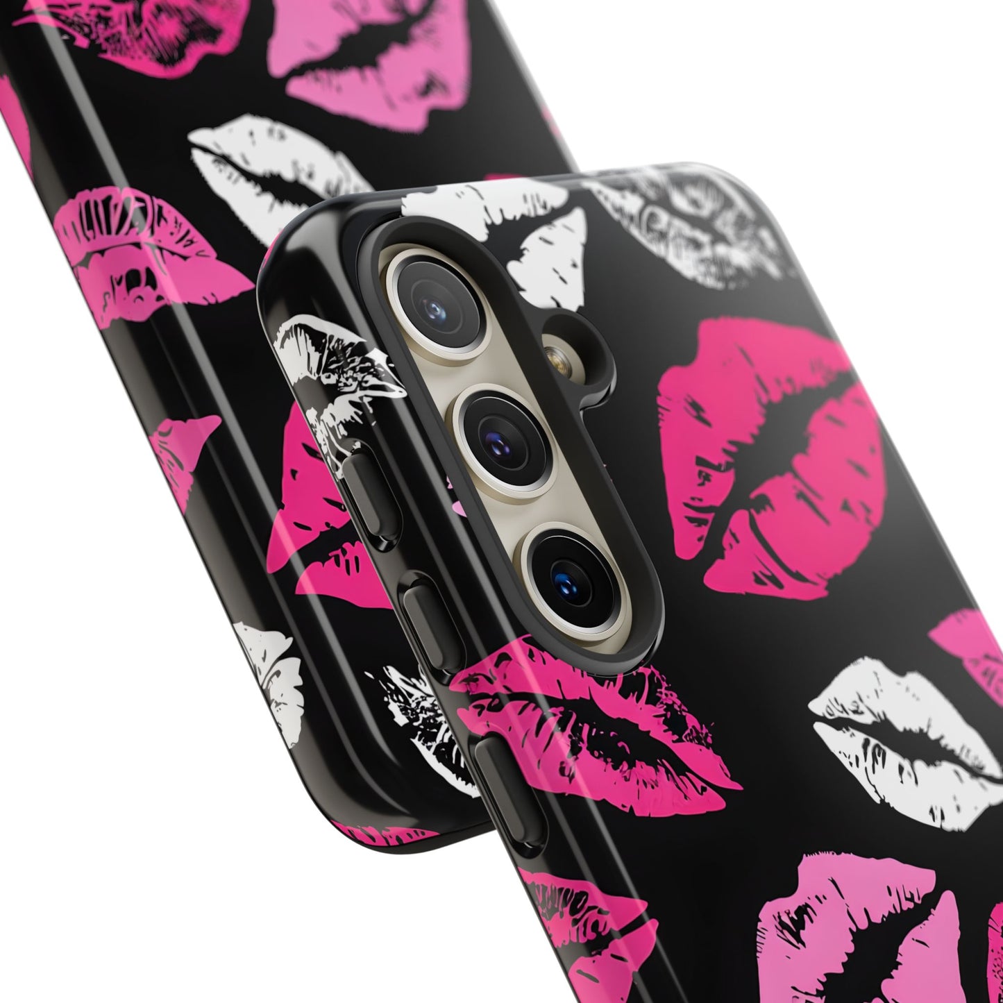 Lips Print iPhone Case - Stylish Tough Phone Cover