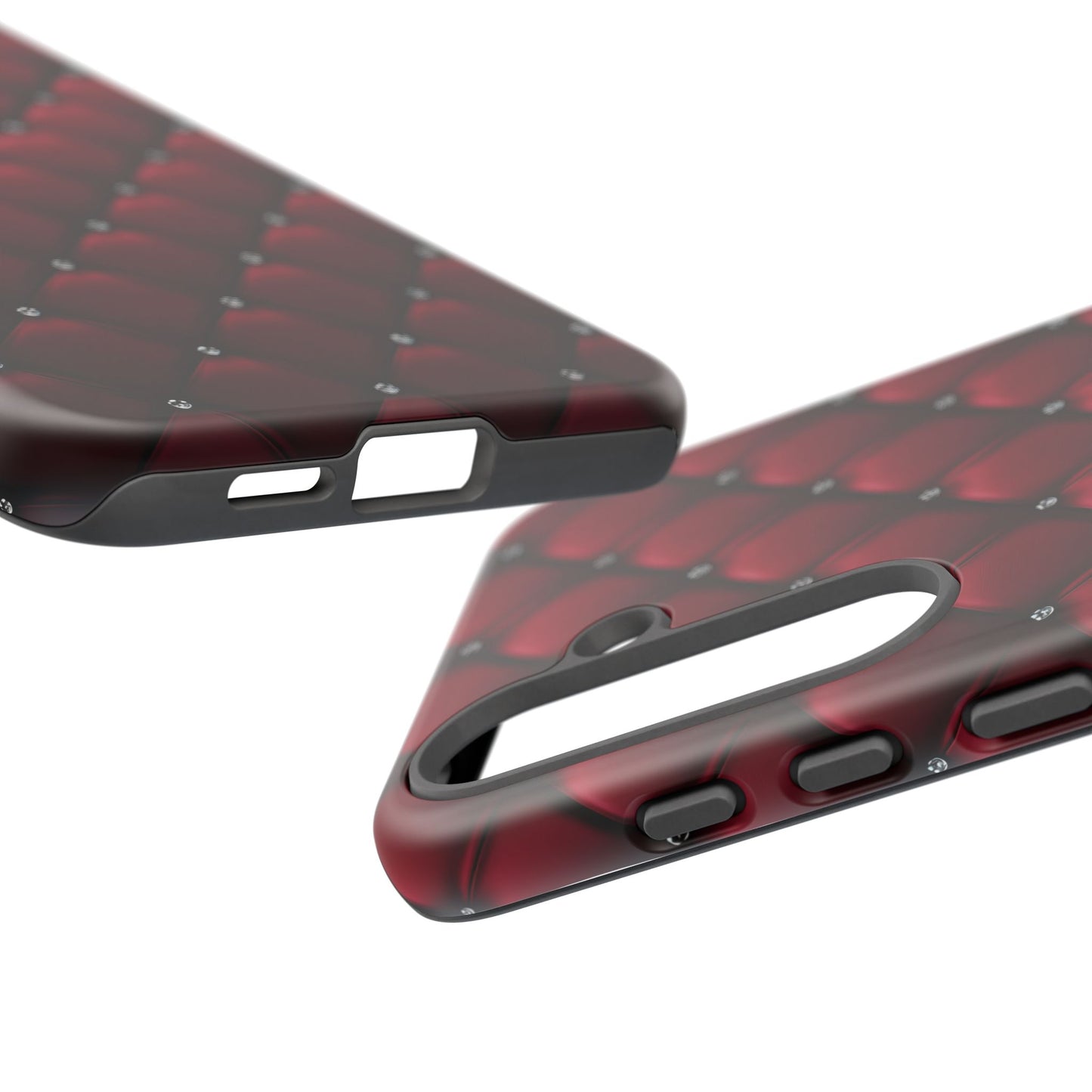 Luxurious Red Leather Phone Case – Stylish Protection for Your Device