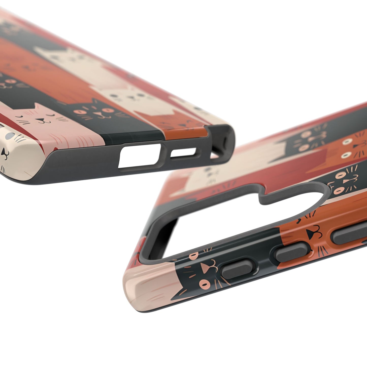 Playful Cat Phone Case - Tough & Stylish Purrfect for Cat Lovers