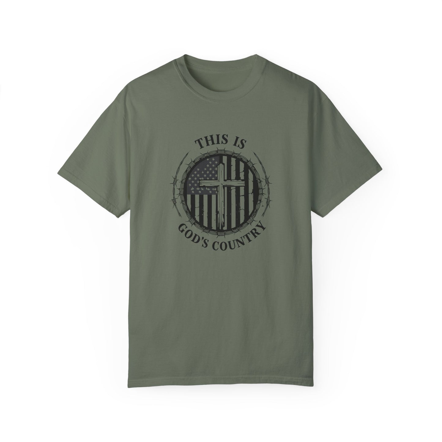 Unisex God’s Country Graphic T-Shirt - Patriotic Design