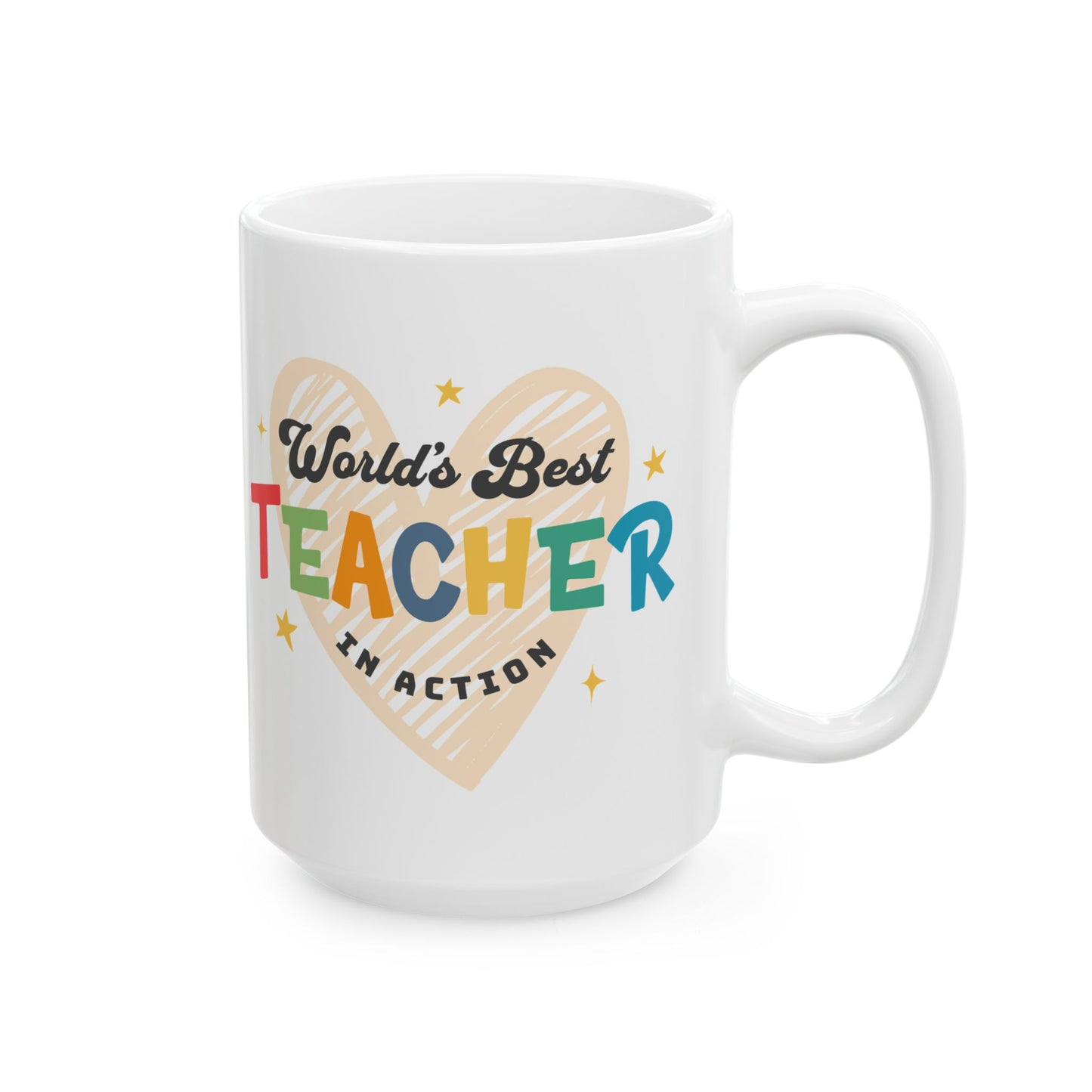 Best Teacher Ceramic Mug - Perfect Gift for Educators