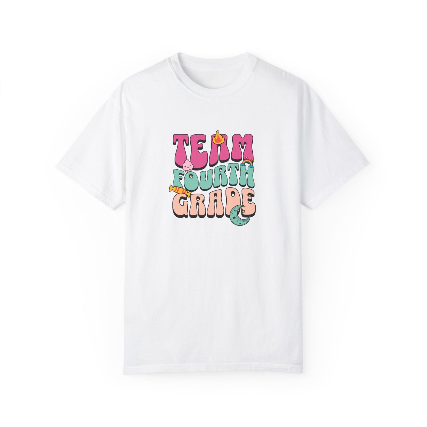PERSONALIZED! Team Fourth Grade T-Shirt | Unisex Garment-Dyed Tee for Kids