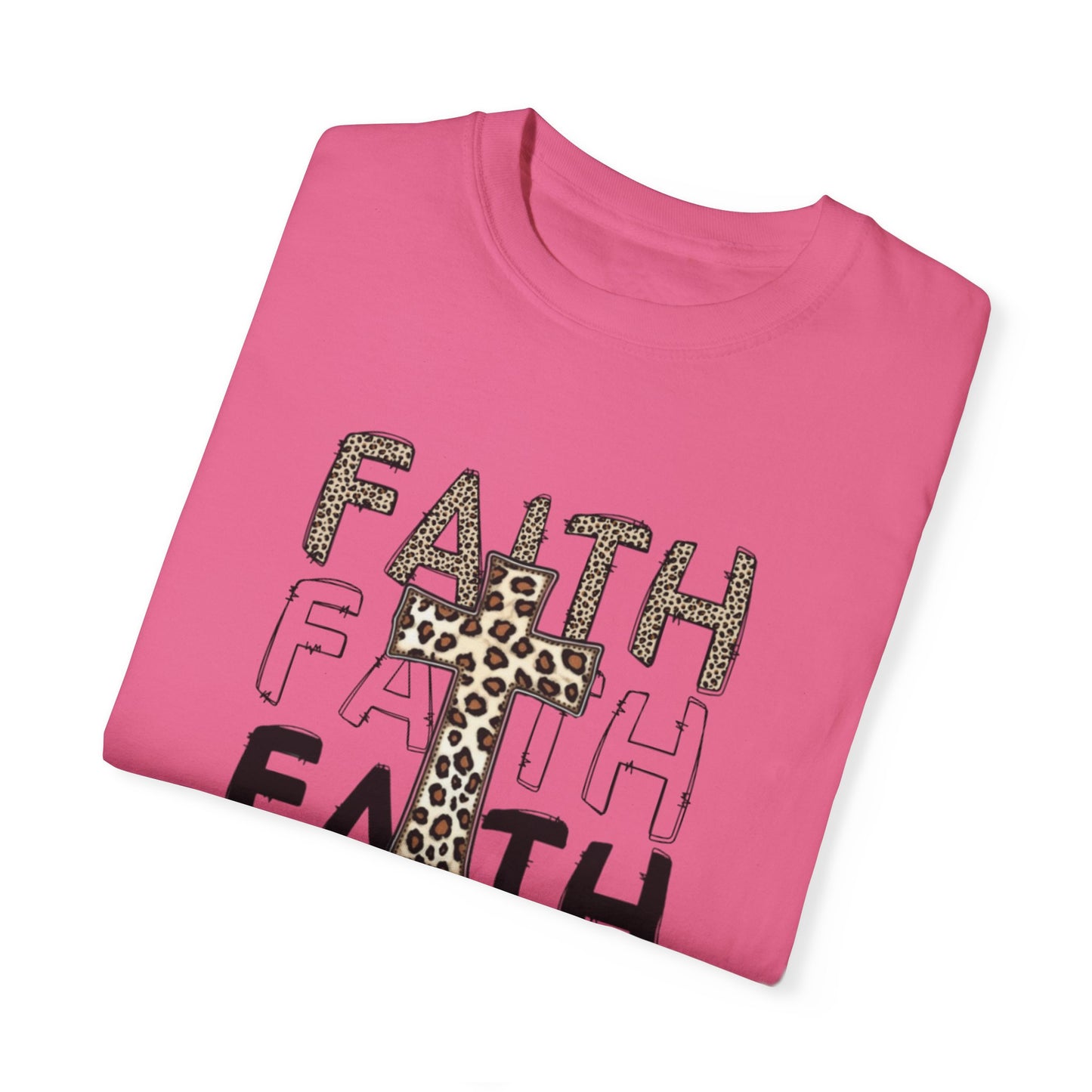 Unisex Faith Graphic T-Shirt - Giraffe Print Design for Inspirational Style