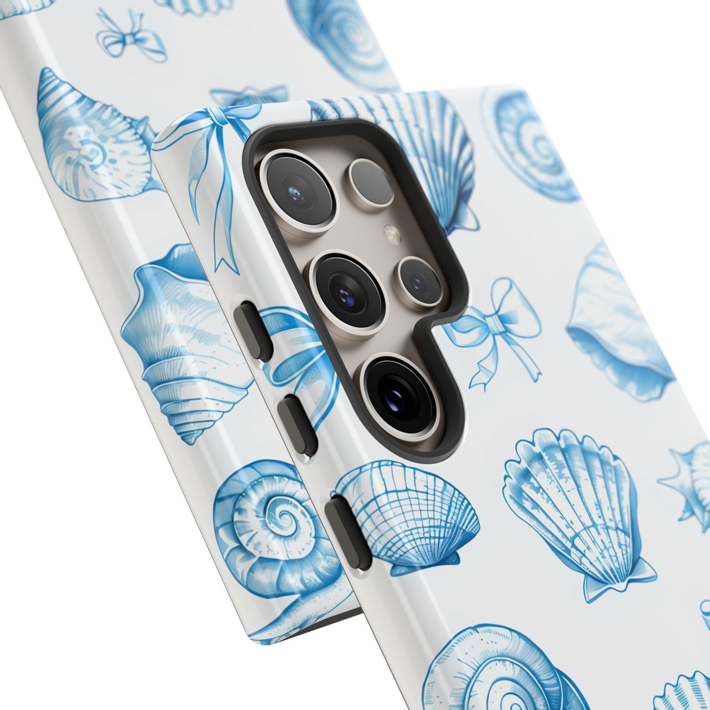 Coquette-Coastal Ocean-Themed Phone Case - Seashell and Starfish Design