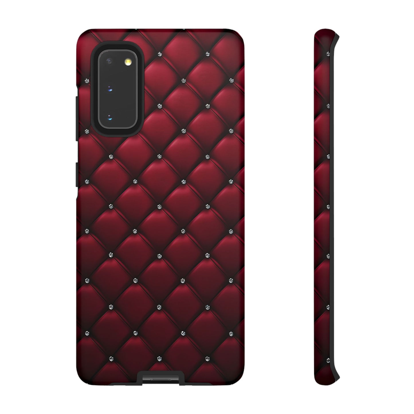 Luxurious Red Leather Phone Case – Stylish Protection for Your Device
