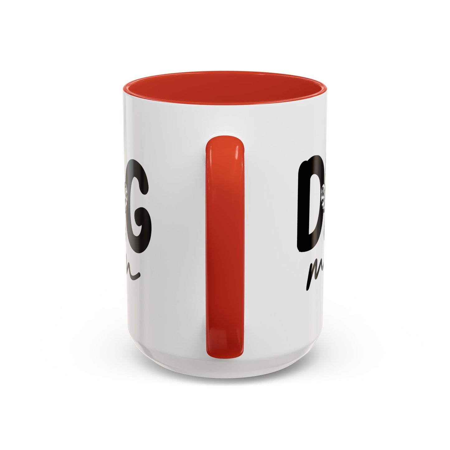Dog Mom Accent 15oz Coffee Mug - Perfect Gift for Pet Lovers