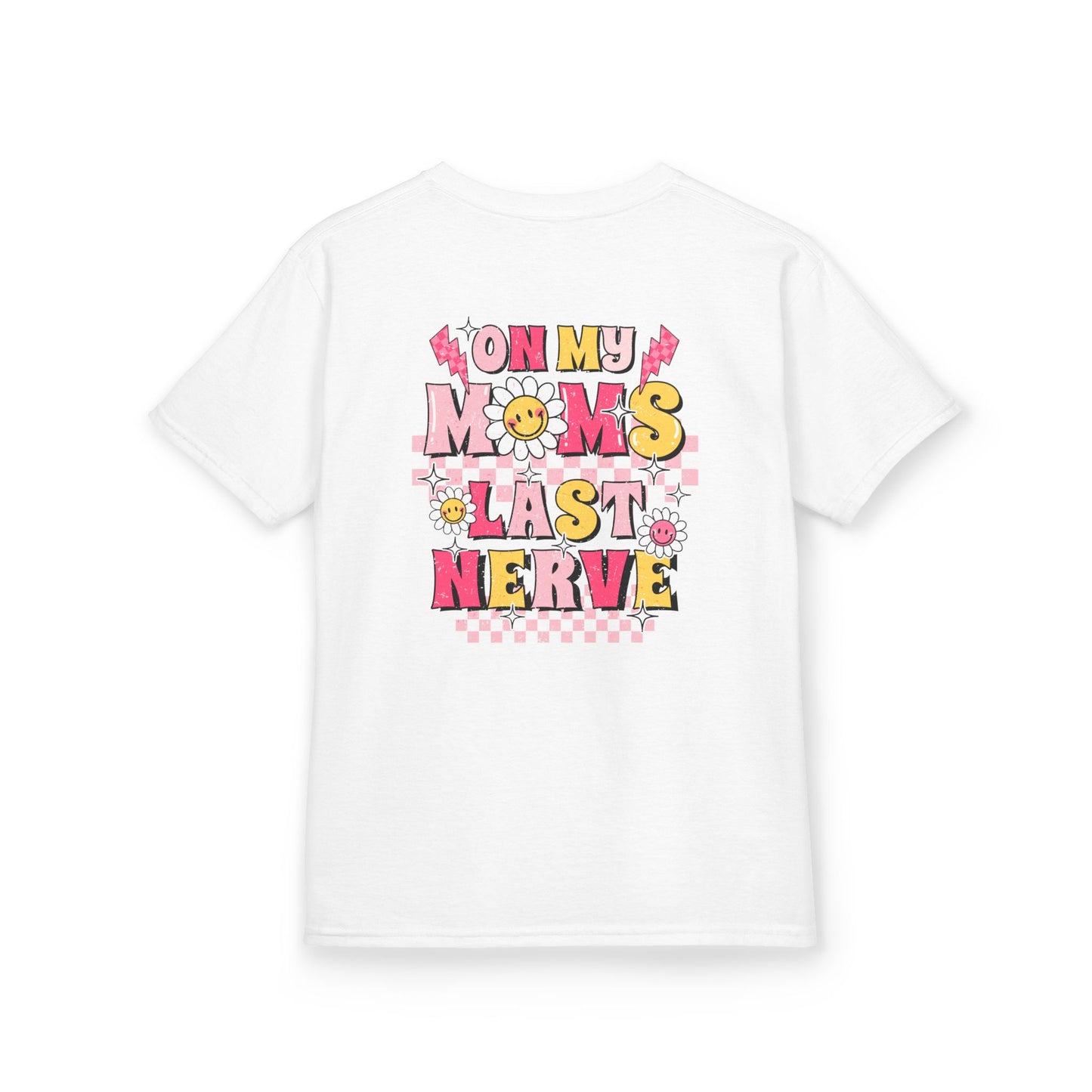 Kids Heavy Cotton™ Tee - 'On My Mom's Last Nerve' Graphic T-Shirt