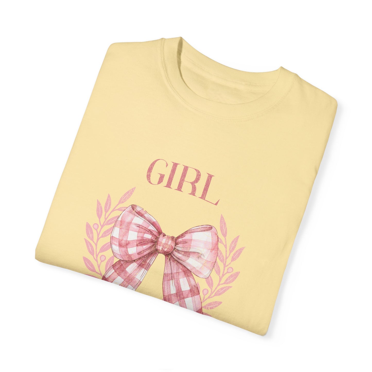 Girl Mama T-Shirt | Floral Bow Design | Perfect for Mother's Day Coquette