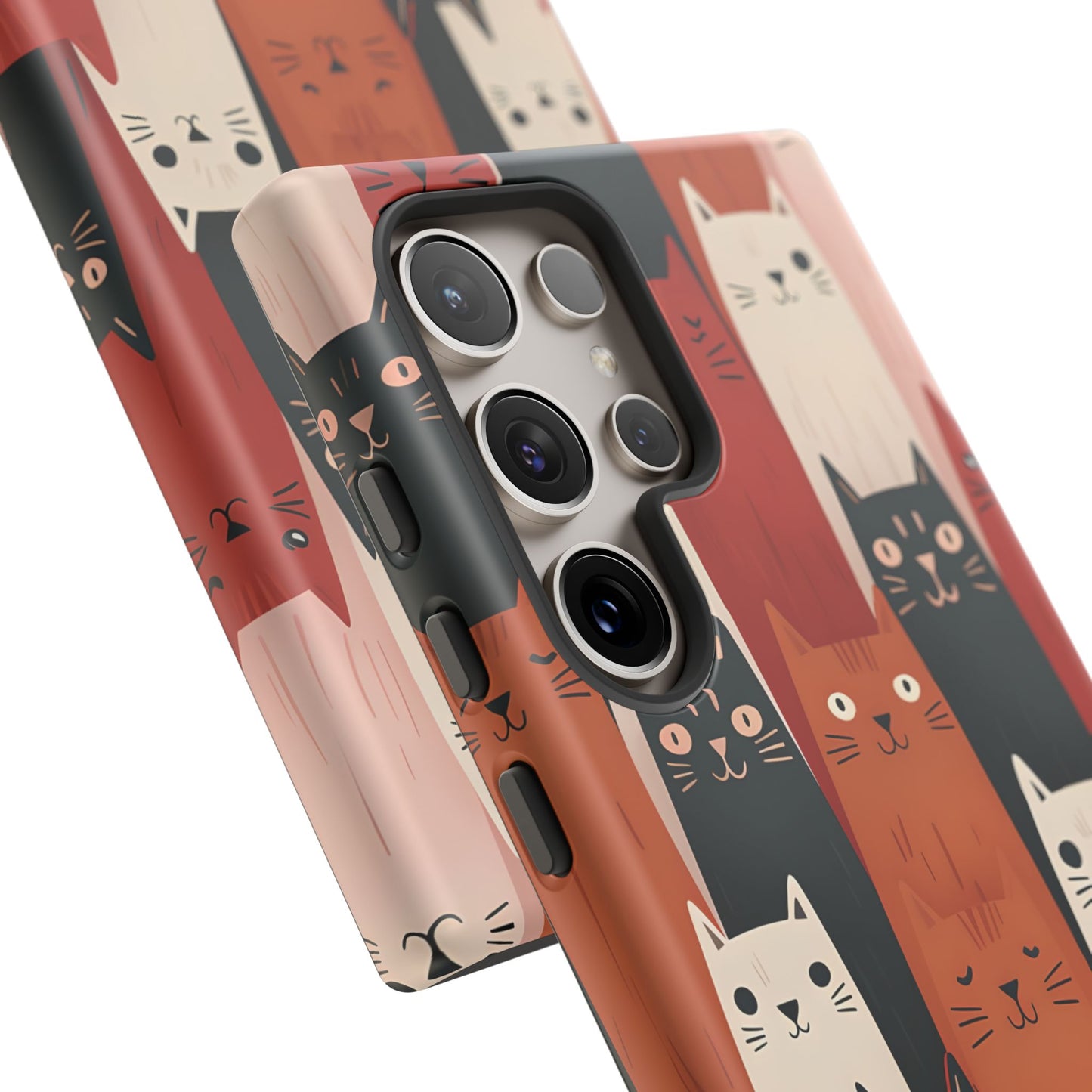 Playful Cat Phone Case - Tough & Stylish Purrfect for Cat Lovers