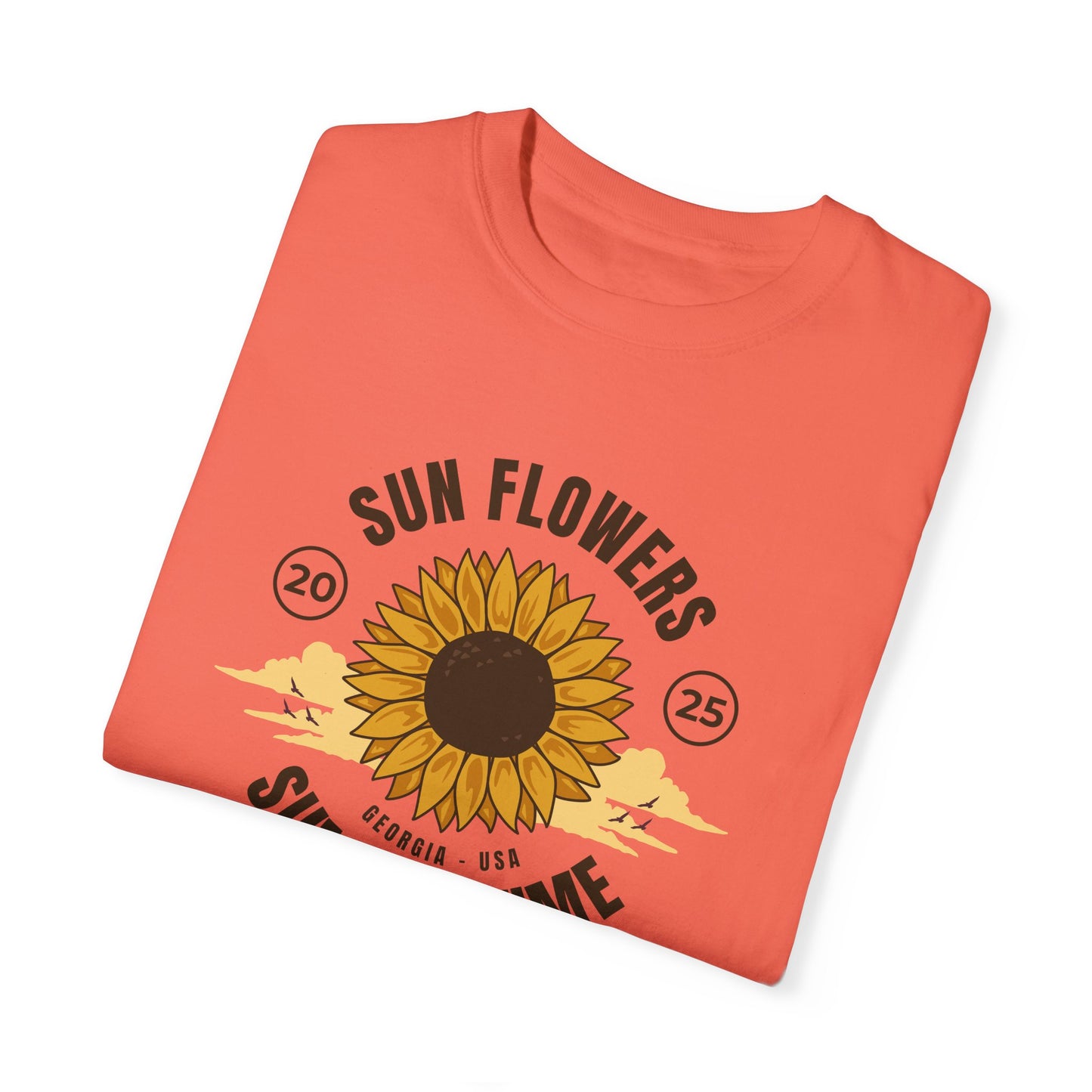 Sunflower Summer Time Unisex T-Shirt PERSONALIZED