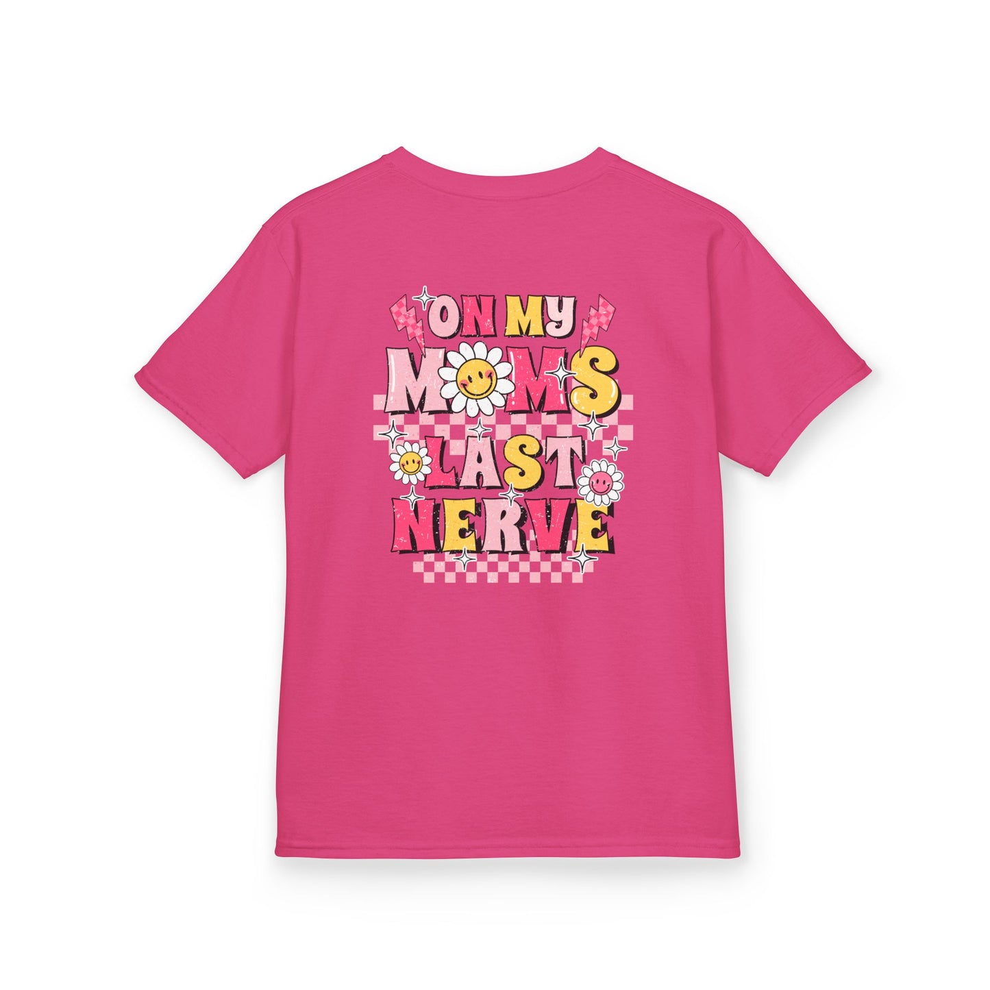 Kids Heavy Cotton™ Tee - 'On My Mom's Last Nerve' Graphic T-Shirt