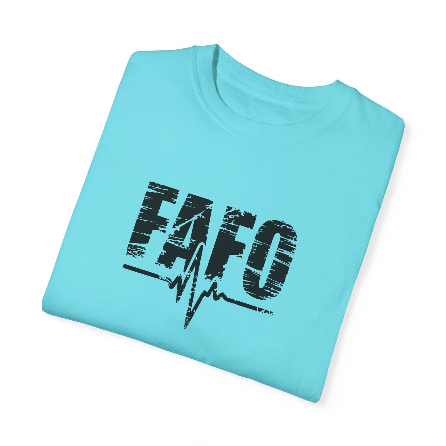 Unisex Garment-Dyed T-Shirt – "FAFO" Graphic Tee for Casual Vibes