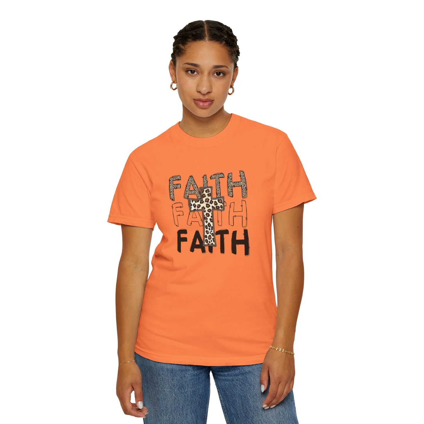 Unisex Faith Graphic T-Shirt - Giraffe Print Design for Inspirational Style