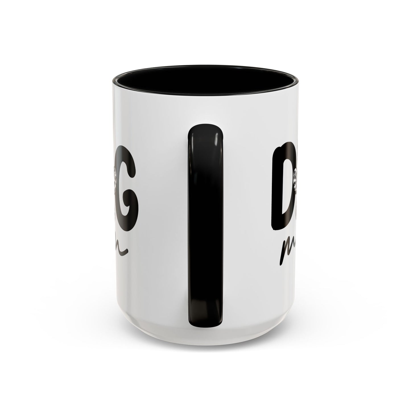 Dog Mom Accent 15oz Coffee Mug - Perfect Gift for Pet Lovers