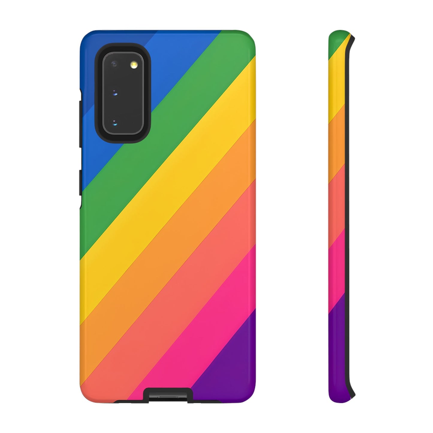 Vibrant Rainbow Phone Case - Tough & Stylish