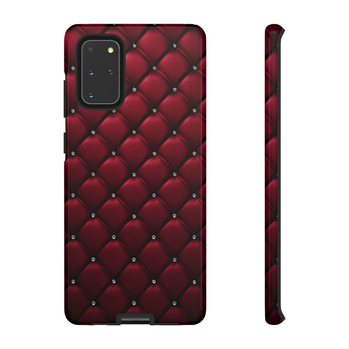Luxurious Red Leather Phone Case – Stylish Protection for Your Device
