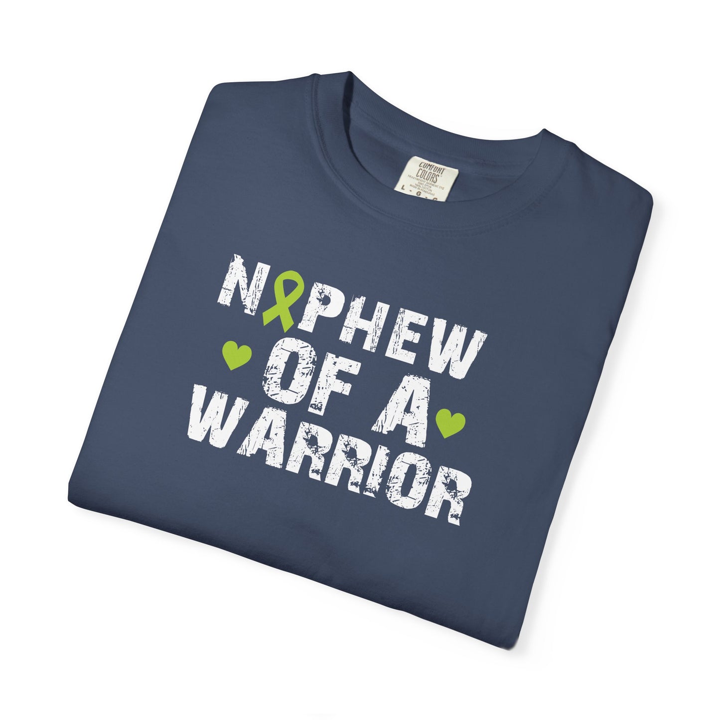 Unisex Warrior Nephew T-Shirt, Support Cancer Awareness Tee, Gift for Family, Comfortable Casual Wear, Unisex Cancer Support Shirt