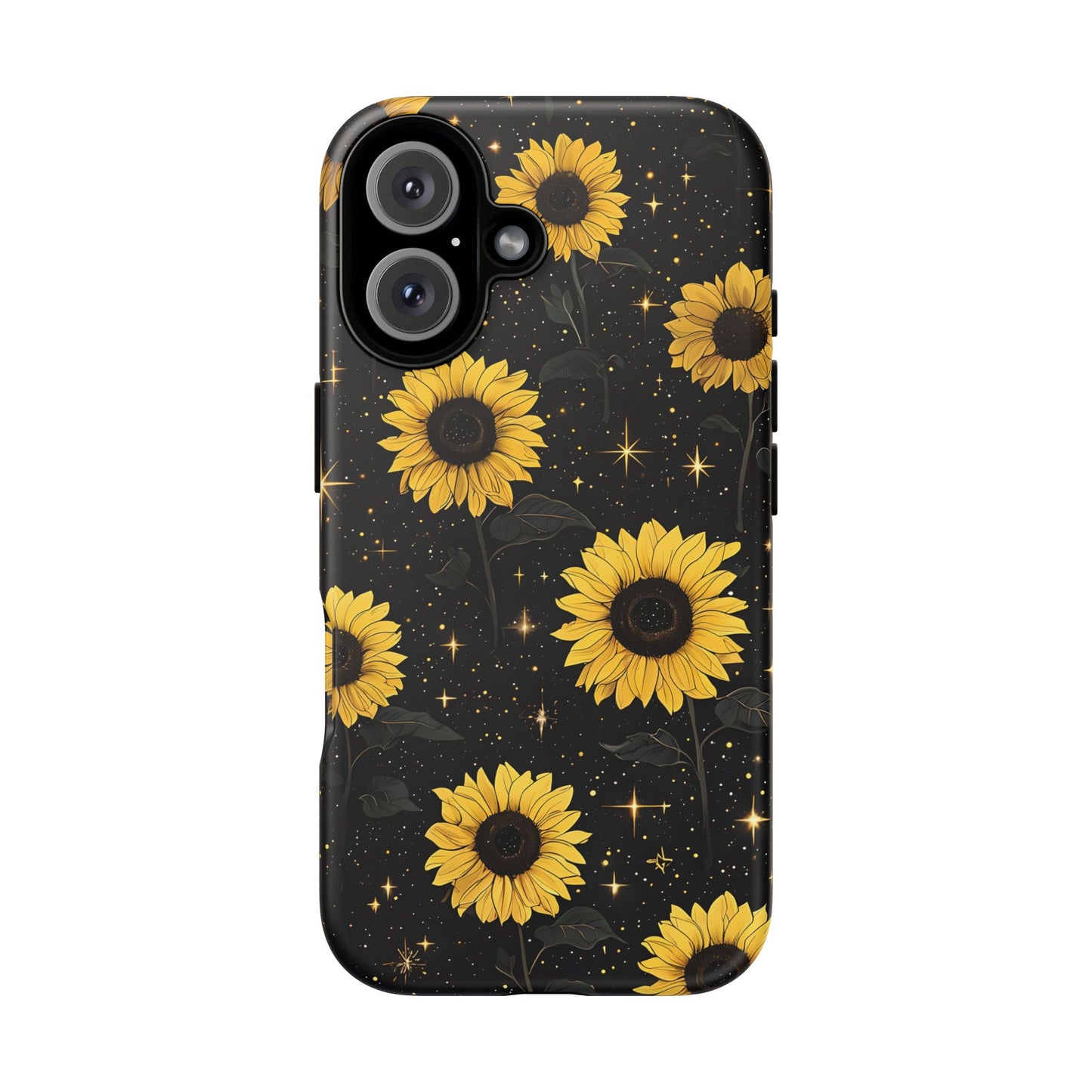 Sunflower Galaxy Tough Case - Durable Phone Cover with Floral Design